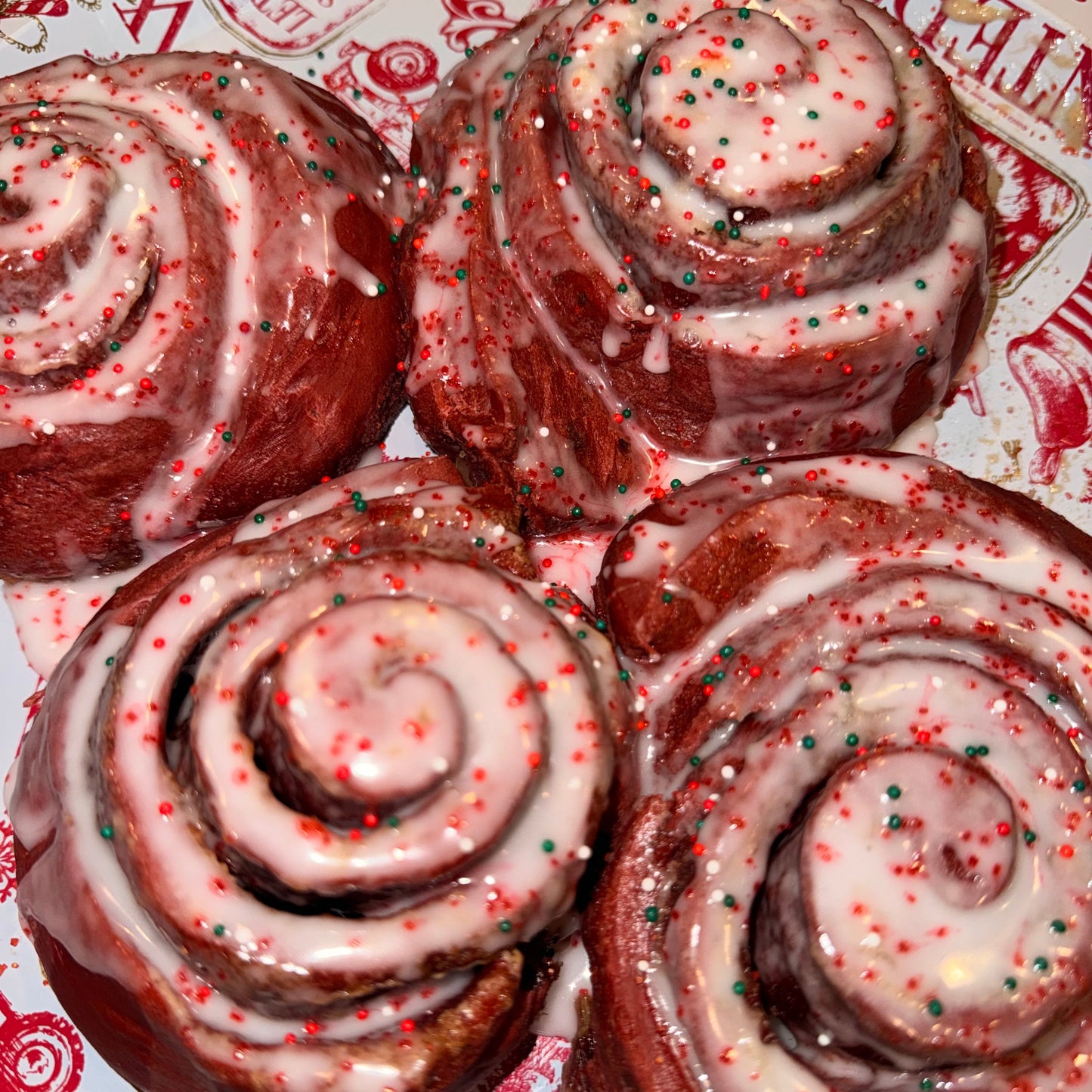 Red Velvet Cinnamon Rolls